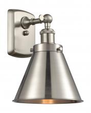  916-1W-SN-M13-SN - Appalachian - 1 Light - 7 inch - Brushed Satin Nickel - Sconce