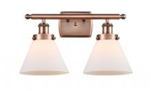 Innovations Lighting 916-2W-AC-G41 - Cone - 2 Light - 18 inch - Antique Copper - Bath Vanity Light