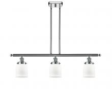  916-3I-PC-G51-LED - Bell - 3 Light - 36 inch - Polished Chrome - Stem Hung - Island Light