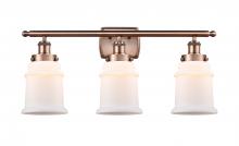 Innovations Lighting 916-3W-AC-G181 - Canton - 3 Light - 26 inch - Antique Copper - Bath Vanity Light