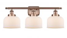 Innovations Lighting 916-3W-AC-G71 - Bell - 3 Light - 28 inch - Antique Copper - Bath Vanity Light