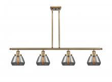 Innovations Lighting 916-4I-BB-G173 - Fulton - 4 Light - 48 inch - Brushed Brass - Stem Hung - Island Light