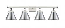 Innovations Lighting 916-4W-WPC-M13-PC-LED - Appalachian - 4 Light - 36 inch - White Polished Chrome - Bath Vanity Light