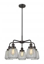 Innovations Lighting 916-5CR-OB-G142 - Chatham - 5 Light - 26 inch - Oil Rubbed Bronze - Chandelier