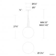  PD-60514-40-NB - Sybil Pendant Light