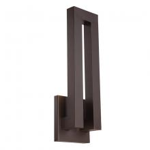 Modern Forms US Online WS-W1724-BZ - Forq Outdoor Wall Sconce Light