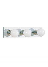 Generation Lighting 4737-05 - Center Stage traditional 3-light indoor dimmable bath vanity wall sconce in chrome silver finish