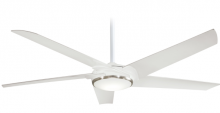  F617L-WHF - Raptor - 60" Ceiling Fan W/LED Light Kit