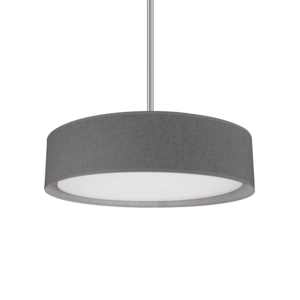 Dalton 16-in Gray LED Pendant