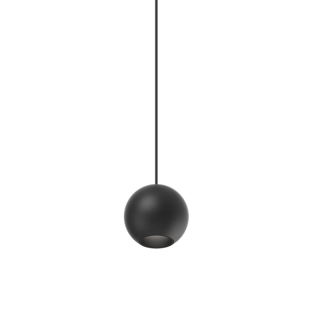 Exo 2-in Black LED Pendant