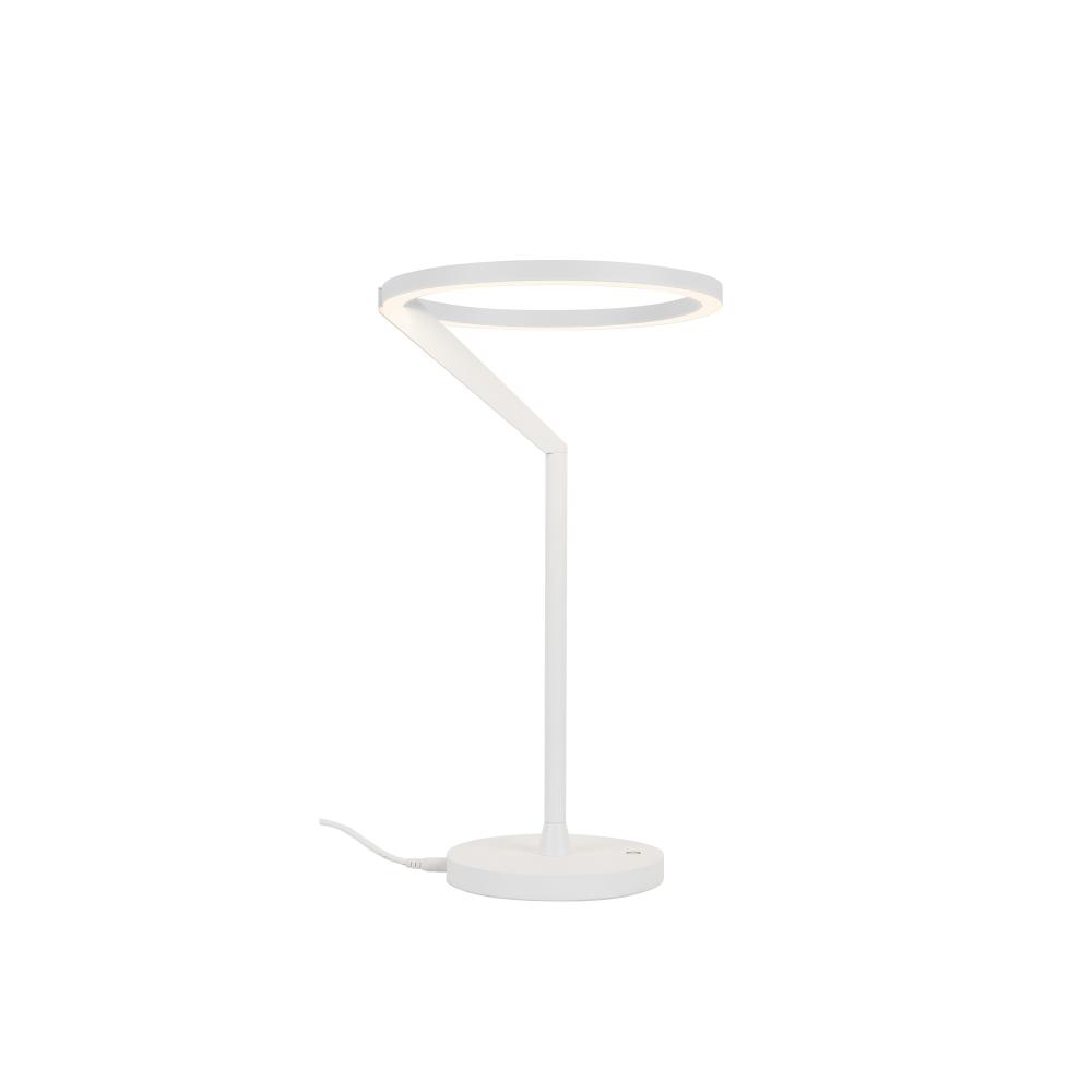 Roda 8-in White LED Table Lamp