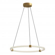  PD24724-BG - BRUNI|24"|PENDANT|BRUSHED GOLD|120V|TRIAC/ELV|LED 3000K|31W