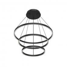 Kuzco Lighting Inc CH87332-BK - Cerchio 32-in Black LED Chandeliers