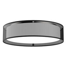 Kuzco Lighting Inc FM7920-BOR - Dalton 20-in Black Organza LED Flush Mount