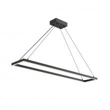  PD88548-BK-UNV-010 - Piazza 48-in Black LED Pendant