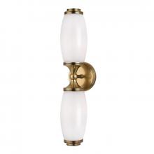 Hudson Valley 1682-AGB - 2 LIGHT WALL SCONCE