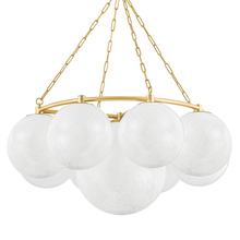 Hudson Valley 5243-AGB - 9 LIGHT CHANDELIER