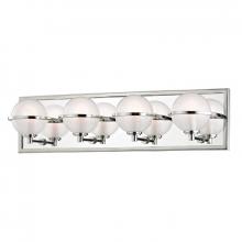 Hudson Valley 6444-PN - 4 LIGHT BATH BRACKET