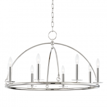  9532-PN - 8 LIGHT CHANDELIER