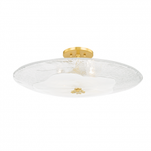  KBS1742504L-AGB - 3 LIGHT LARGE FLUSH MOUNT