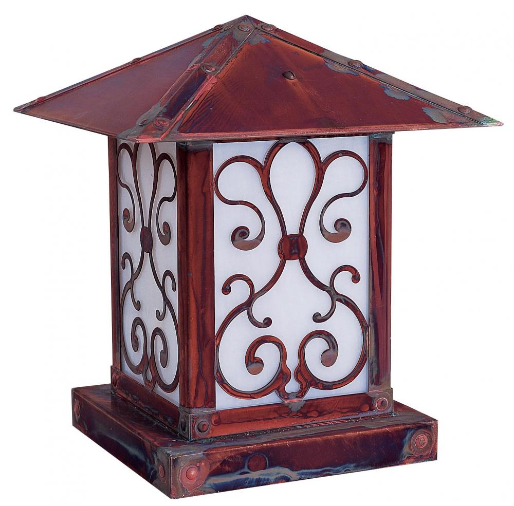 9" timber ridge column mount with ashbury  filigree