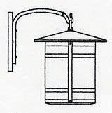 Arroyo Craftsman BB-11LTN-N - 11" berkeley long body wall mount