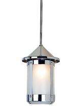 Arroyo Craftsman BSH-7WO-MB - 7" berkeley stem hung pendant