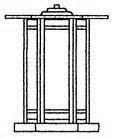 Arroyo Craftsman ETC-11GWC-AC - 11" etoile column mount