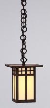 Arroyo Craftsman GH-6LAM-BK - 6" glasgow long body pendant