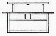 Arroyo Craftsman HCM-15EGW-AB - 15" huntington ceiling mount without overlay (empty)