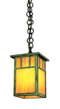 Arroyo Craftsman HH-4LACS-RC - 4" huntington one light pendant with classic arch overlay