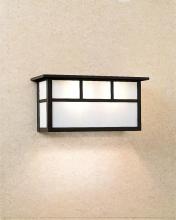 Arroyo Craftsman HS-14SDTOF-MB - 14" huntington short body sconce with double t-bar overlay