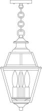 Arroyo Craftsman INH-8GRCS-MB - 8" inverness pendant with glass roof