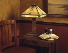 Arroyo Craftsman PTL-15CS-AB - 15" prairie table lamp