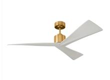  3ADR52BBS - Adler 52-inch indoor/outdoor Energy Star ceiling fan in burnished brass finish