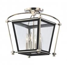 Hudson Valley 3610-PN - 4 LIGHT SEMI FLUSH