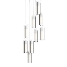 Hubbardton Forge 131104-SKT-LONG-14-GG0065 - Exos Glass 9-Light Pendant