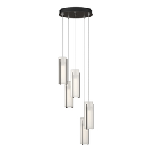  131124-SKT-STND-14-GG0065 - Exos Glass 5-Light Pendant