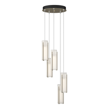  131124-SKT-STND-84-GG0065 - Exos Glass 5-Light Pendant