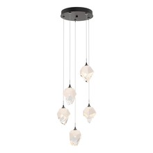 Hubbardton Forge 131137-SKT-LONG-14-WP0754 - Chrysalis 5-Light Small Crystal Pendant