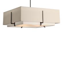  139635-SKT-MULT-07-SF2012-SJ2401 - Exos Square Large Double Shade Pendant