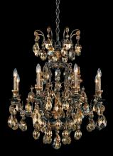 Schonbek 1870 3771-76 - Renaissance 9 Light 120V Chandelier in Heirloom Bronze with Clear Heritage Handcut Crystal