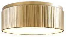 Alora Lighting FM361212VB - Kensington 12-in Vintage Brass LED Flush Mount