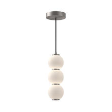 Alora Lighting PD530313BNOP - Bijou 7-in Brushed Nickel/Opal Matte Glass LED Pendant