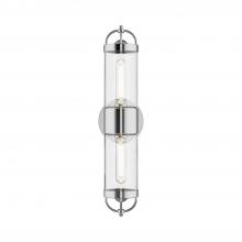 Alora Lighting WV461102CH - Lancaster 5-in Chrome 2 Lights Wall/Vanity