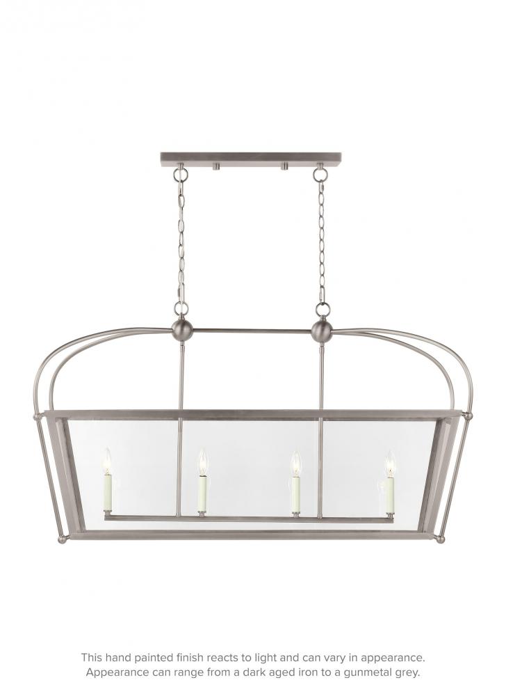 Charleston Four Light Linear Lantern