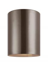 Visual Comfort & Co. Studio Collection 7813897S-10 - Outdoor Cylinders Small LED Ceiling Flush Mount