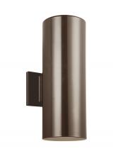 Visual Comfort & Co. Studio Collection 8413897S-10 - Outdoor Cylinders Small 2 LED Wall Lantern