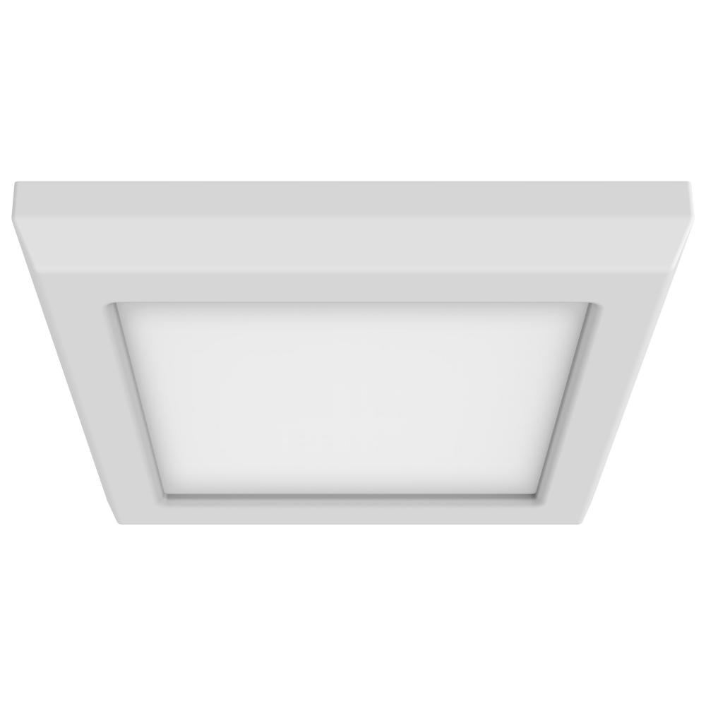 Blink Pro - 9W; 5in; LED Fixture; CCT Selectable; Square Shape; White Finish; 120V