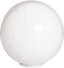 Nuvo 50/784 - 10 Inch White Acrylic Globe; 10 inch Diameter; 4 inch Fitter